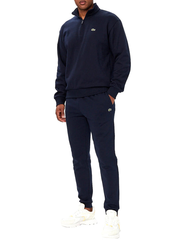 LACOSTE Felpa Lacoste Logo Frontale Navy