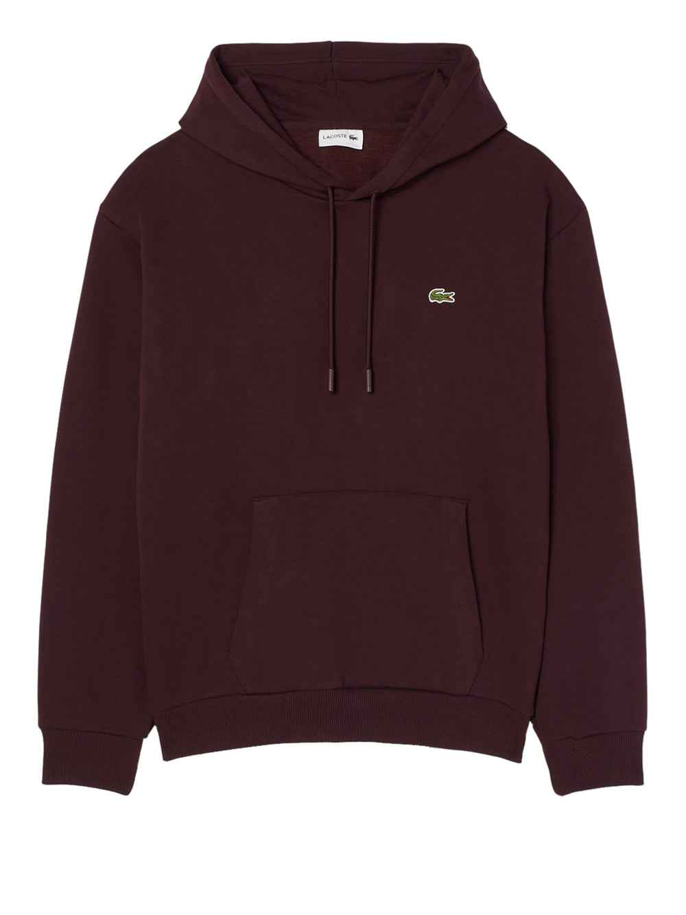 LACOSTE Felpa Lacoste Logo Frontale Bordeaux
