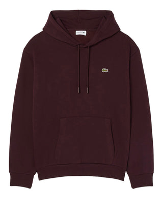 LACOSTE Felpa Lacoste Logo Frontale Bordeaux