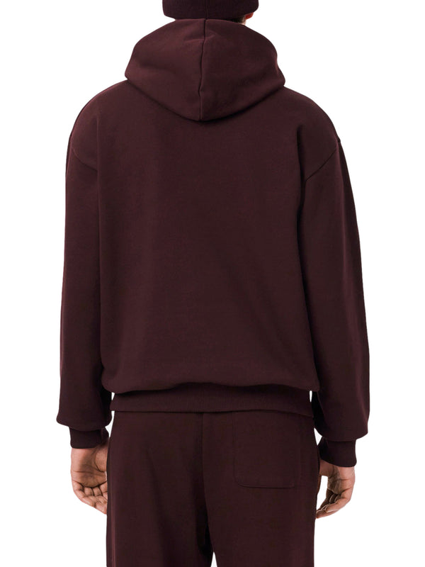 LACOSTE Felpa Lacoste Logo Frontale Bordeaux