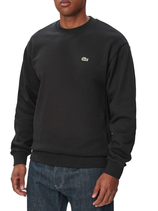 LACOSTE Felpa Lacoste Mini Logo Frontale Nero