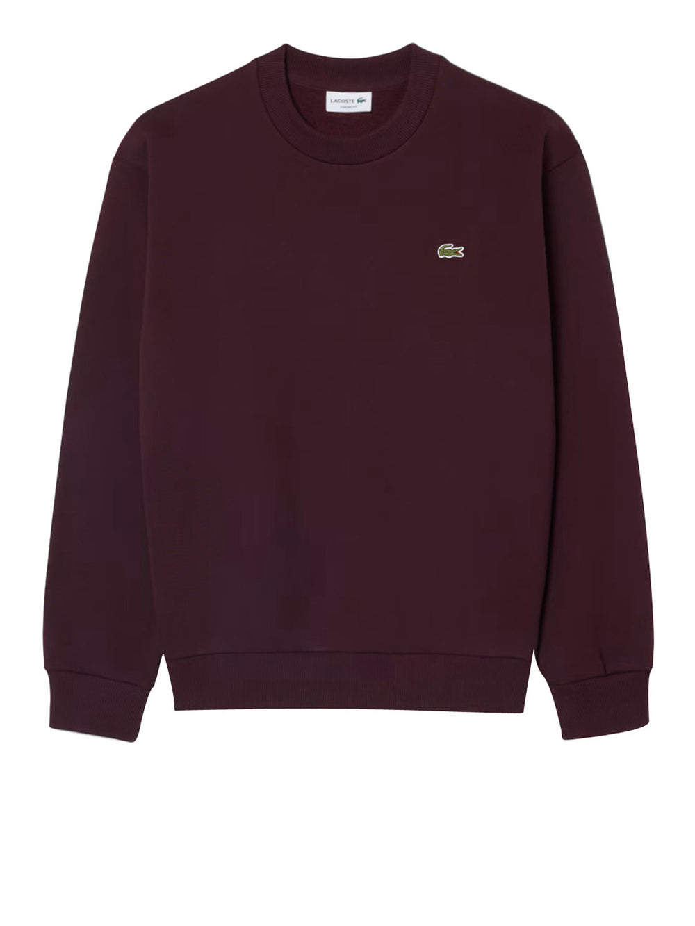 LACOSTE Felpa Lacoste Logo Iconico Marrone
