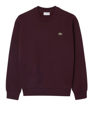 LACOSTE Felpa Lacoste Logo Iconico Marrone
