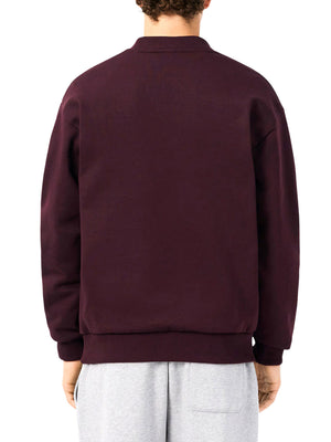LACOSTE Felpa Lacoste Logo Iconico Marrone