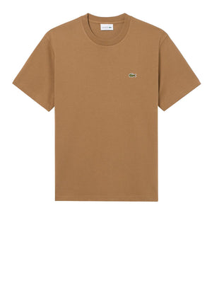 Lacoste T-Shirt Lacoste In Cotone Marrone