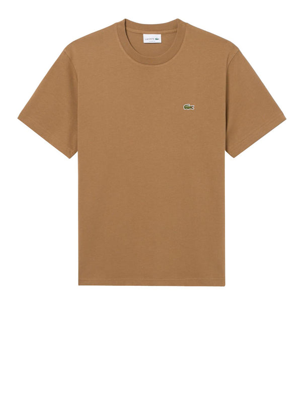 Lacoste T-Shirt Lacoste In Cotone Marrone