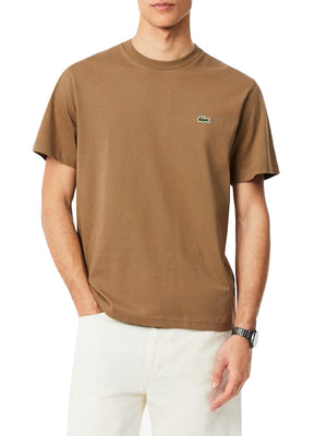 Lacoste T-Shirt Lacoste In Cotone Marrone