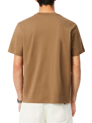 Lacoste T-Shirt Lacoste In Cotone Marrone