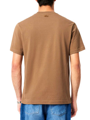 LACOSTE Tshirt TH9673 Lacoste - Marrone