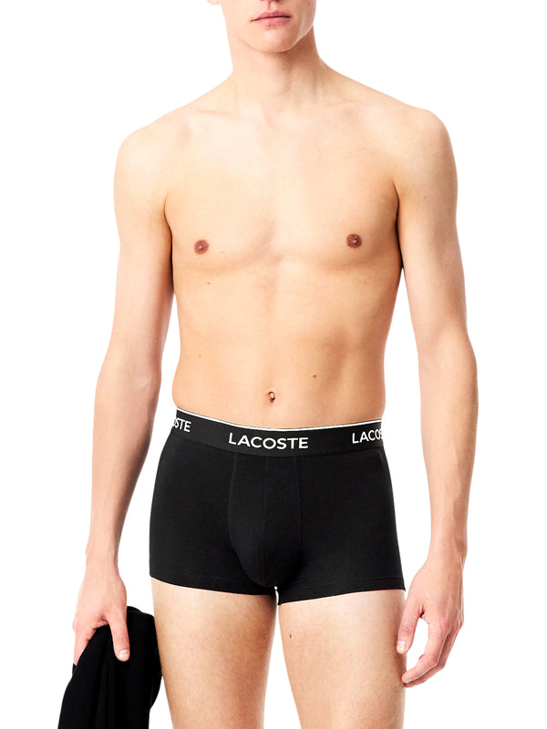 LACOSTE UNDERWEAR Boxer Lacoste Box Da 3 Nero