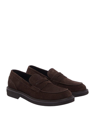 LIU JO MAN SHOES Mocassino Cow Suede Liu Jo - Marrone