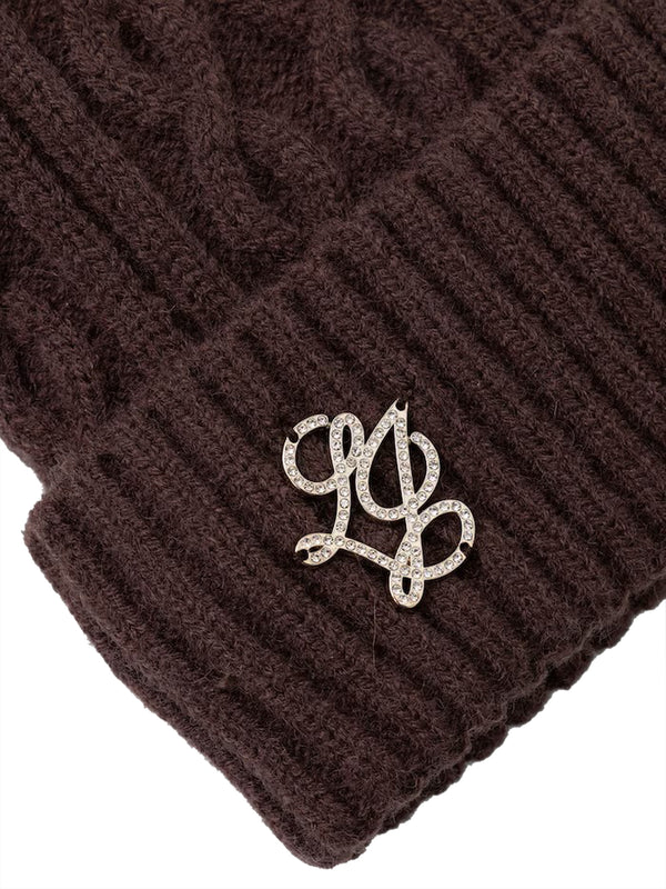 Liu Jo Cappello In Maglia Con Pompon Liu Jo - Testa Di Moro