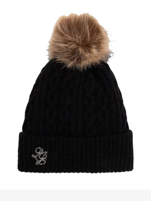 Liu Jo Cappello In Maglia Con Pompon Liu Jo - Nero
