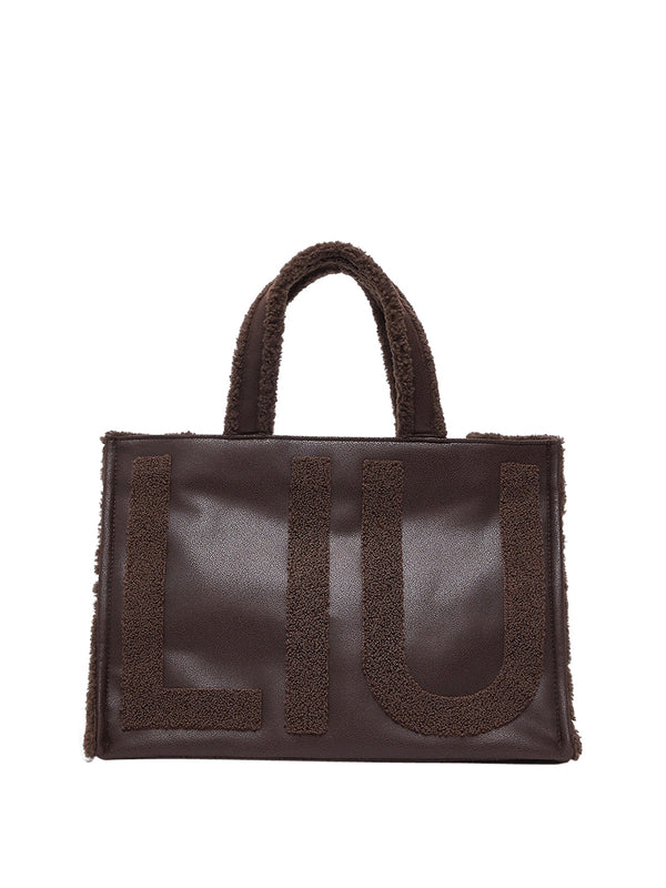 LIU JO SOFT1 Borsa Tote Grande Con Logo Liu Jo - T.Moro