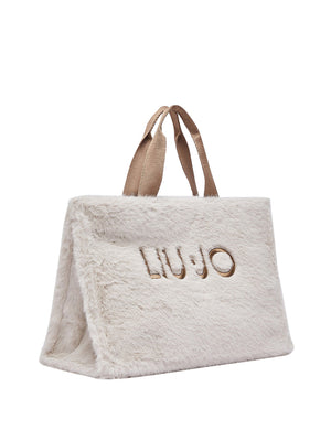LIU JO SOFT1 Borsa Tote Grande In Teddy Liu Jo - Burro