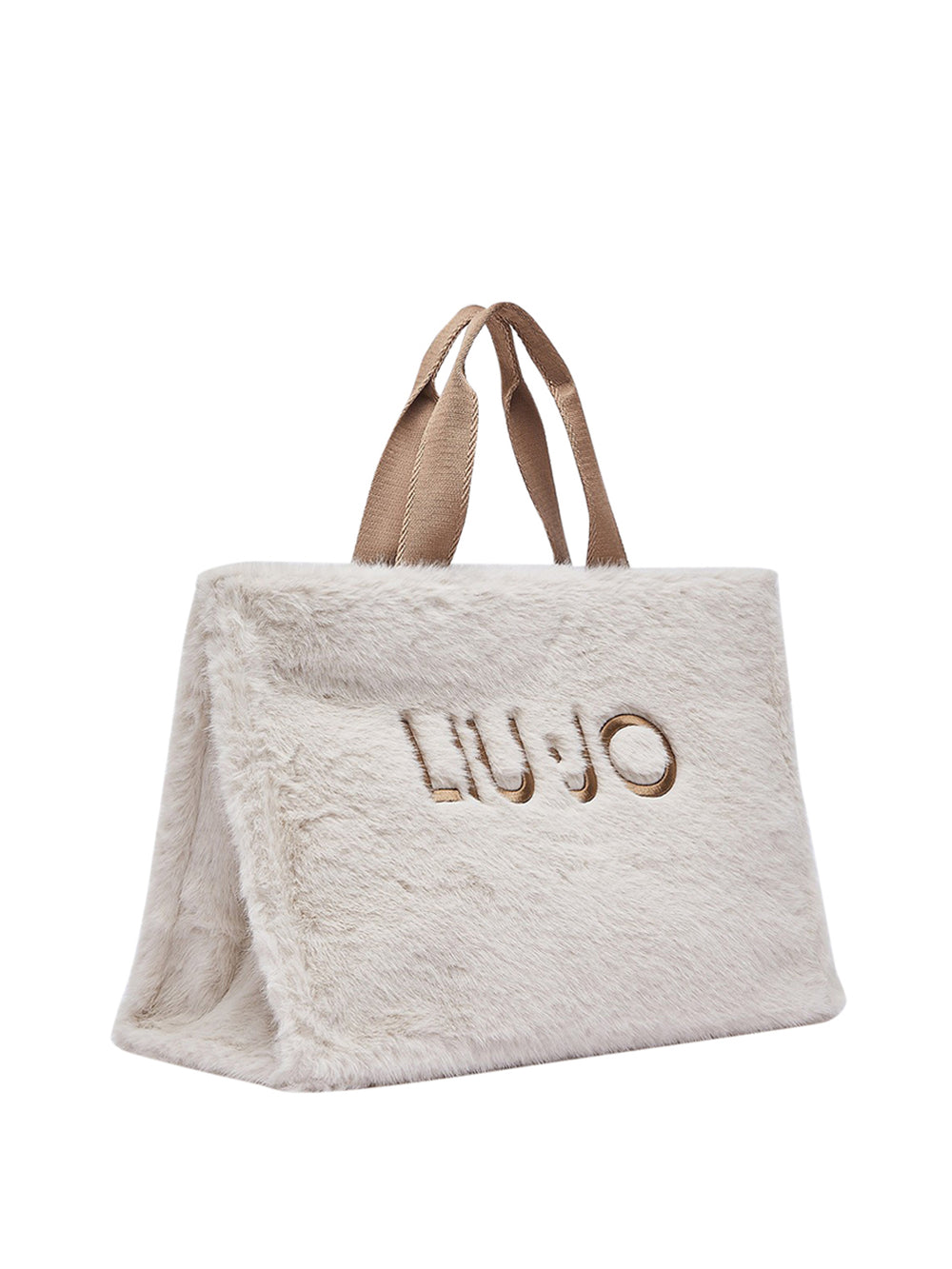 Liu Jo Borsa Tote Grande In Teddy Liu Jo - Burro