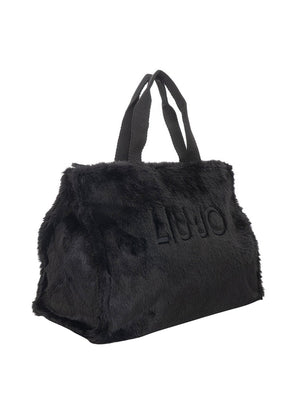 LIU JO SOFT1 Borsa Tote Grande In Teddy Liu Jo - Nero