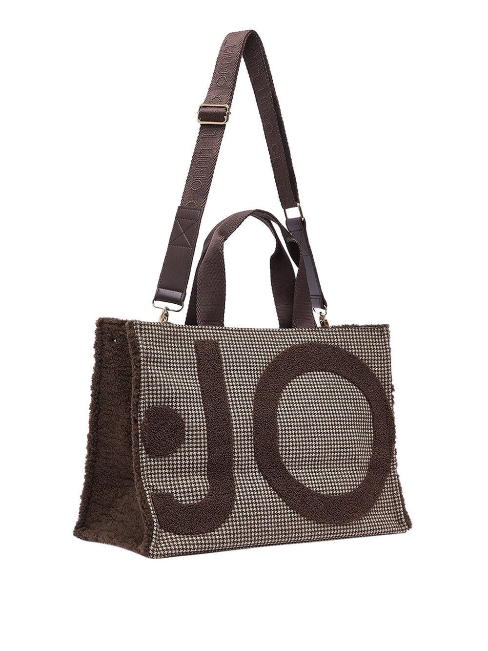 LIU JO SOFT1 Borsa Tote Grande In Tessuto Check Liu Jo - T.Moro