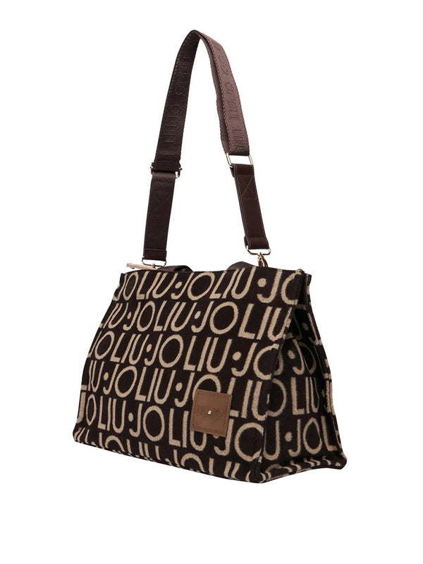 LIU JO SOFT1 Borsa Tote Grande Jacquard Liu Jo - T.Moro
