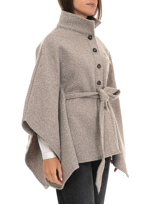 LIU JO SOFT1 Poncho Cappa Liu Jo - Grigio