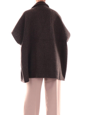 LIU JO SOFT1 Poncho Gilet Liu Jo - Marrone