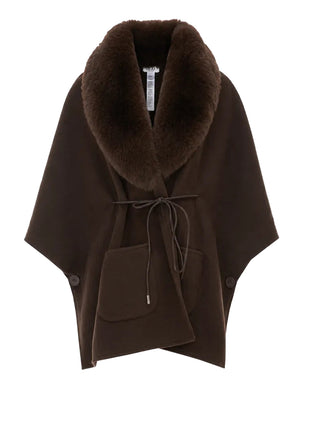 LIU JO SOFT1 Poncho In Montone Sintetico Liu Jo - T.Moro