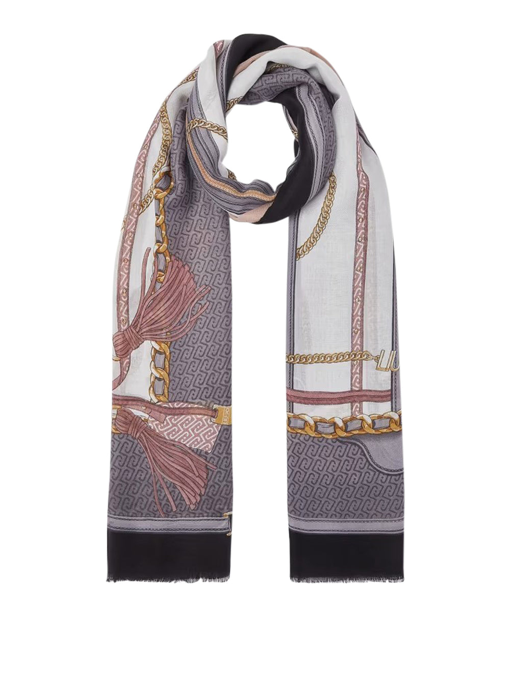 LIU JO SOFT1 Sciarpa Ecs Metalware Liu Jo - Nero