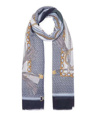 LIU JO SOFT1 Sciarpa Ecs Metalware Liu Jo - Blu