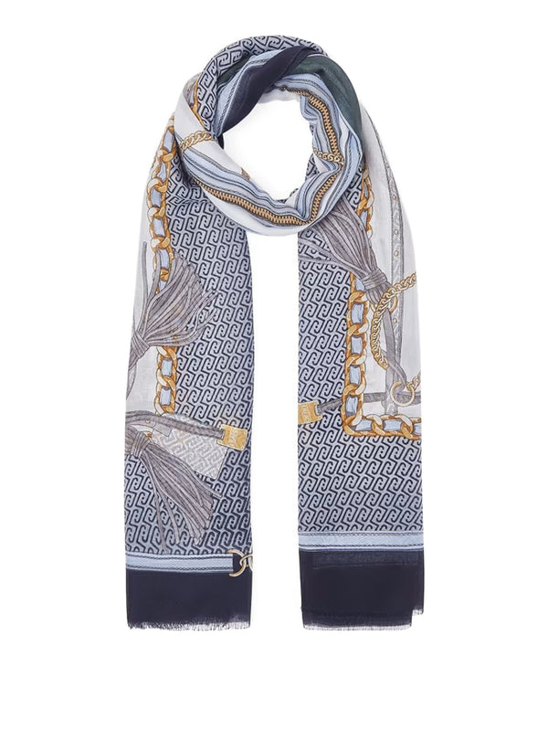 LIU JO SOFT1 Sciarpa Ecs Metalware Liu Jo - Blu