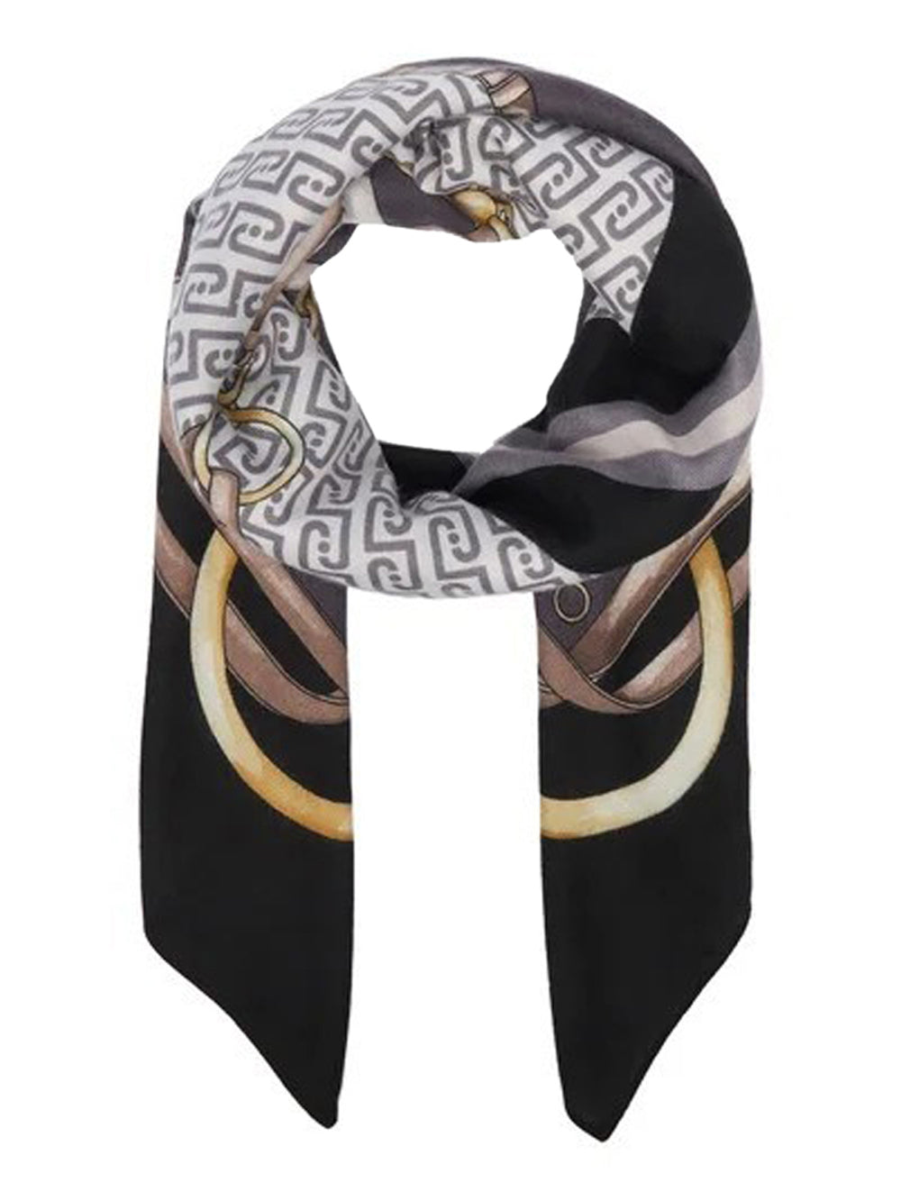 Liu Jo Foulard Con Stampa Liu Jo - Nero
