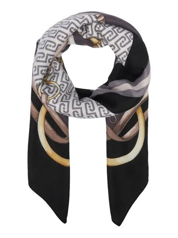 Liu Jo Foulard Con Stampa Liu Jo - Nero