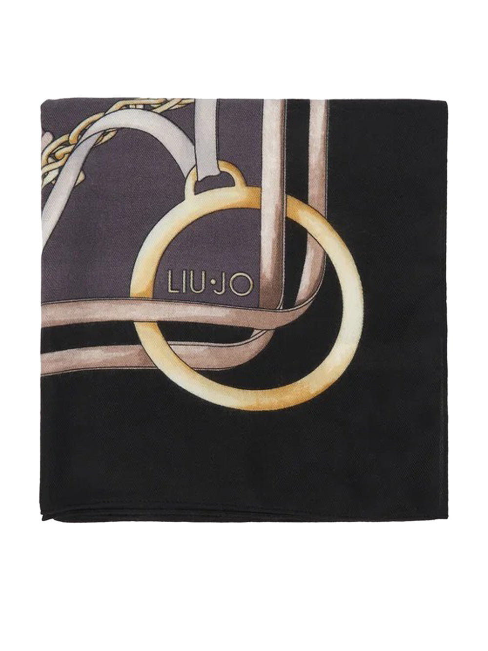 Liu Jo Foulard Con Stampa Liu Jo - Nero