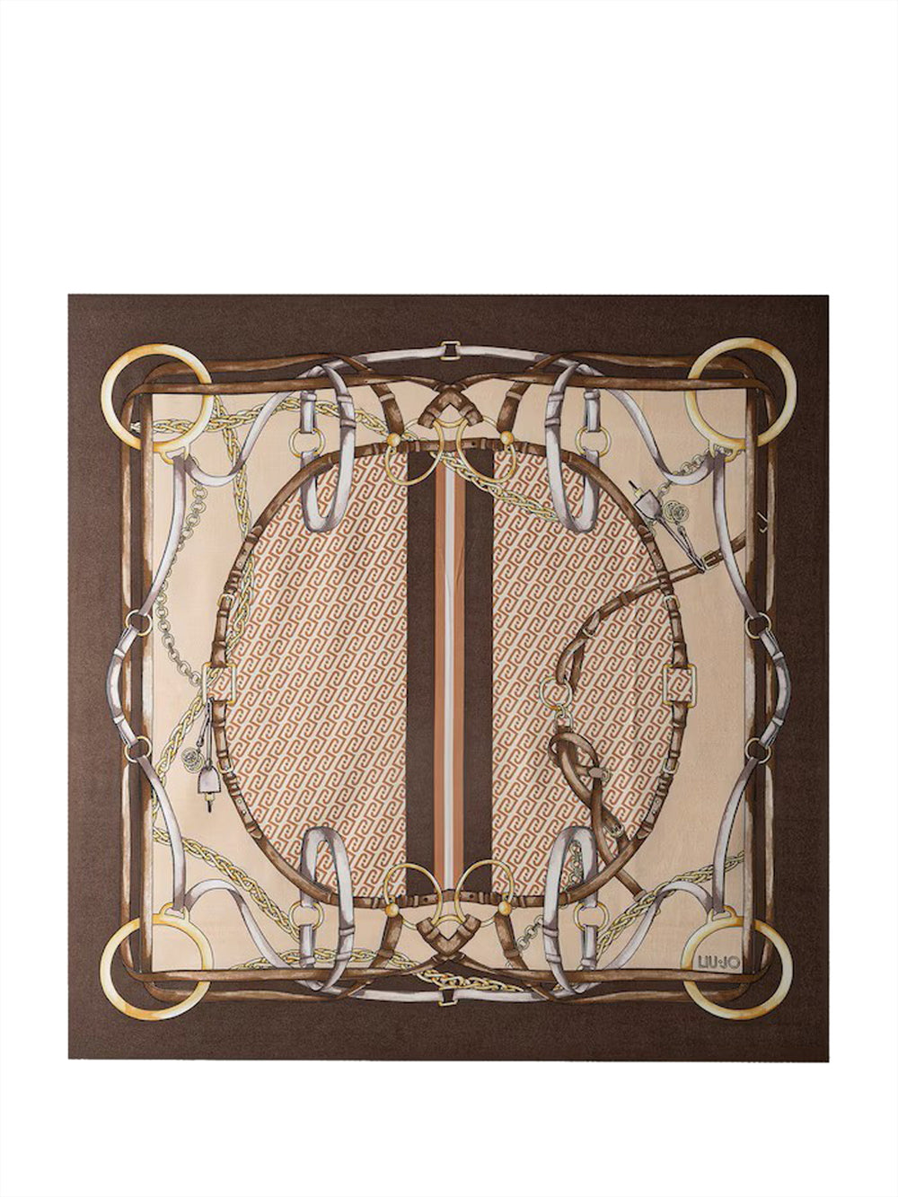 Liu Jo Foulard Con Stampa Liu Jo - Marrone