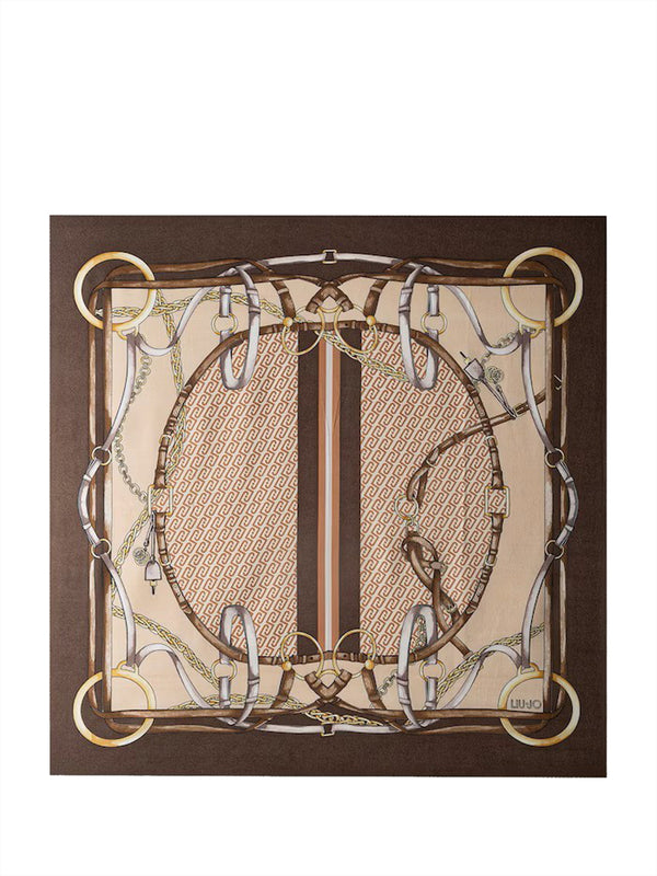 Liu Jo Foulard Con Stampa Liu Jo - Marrone