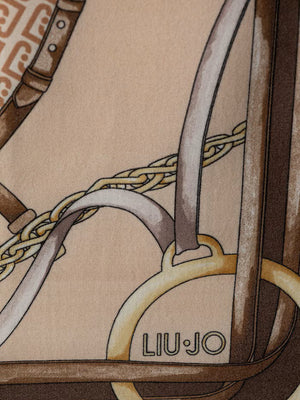 Liu Jo Foulard Con Stampa Liu Jo - Marrone