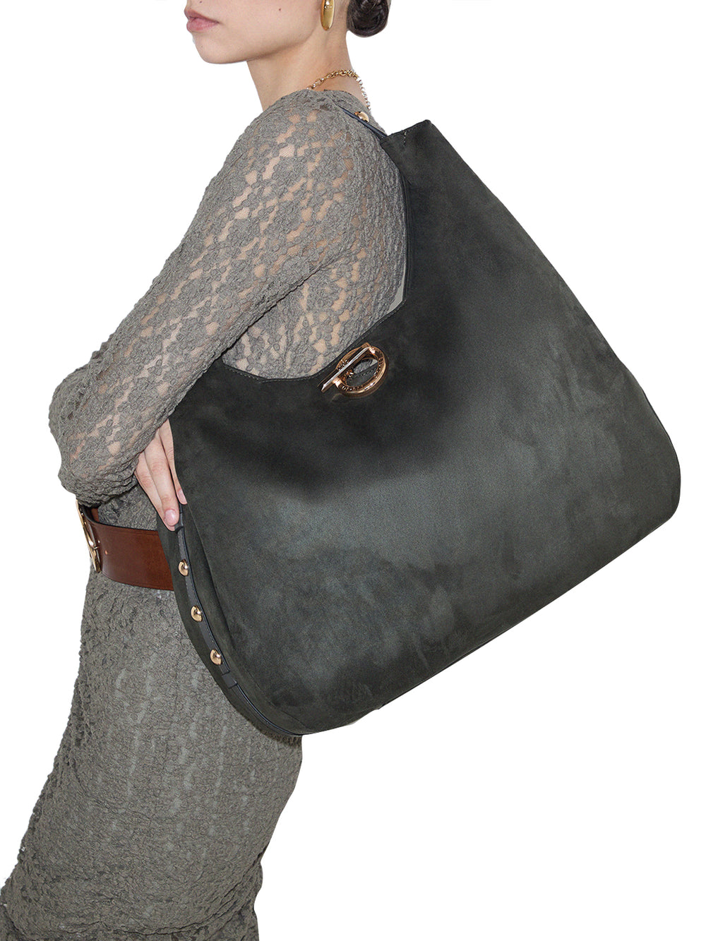 LIUJO ACCESSORI1 Borsa A Mano Liu Jo Con Borchie - Forest