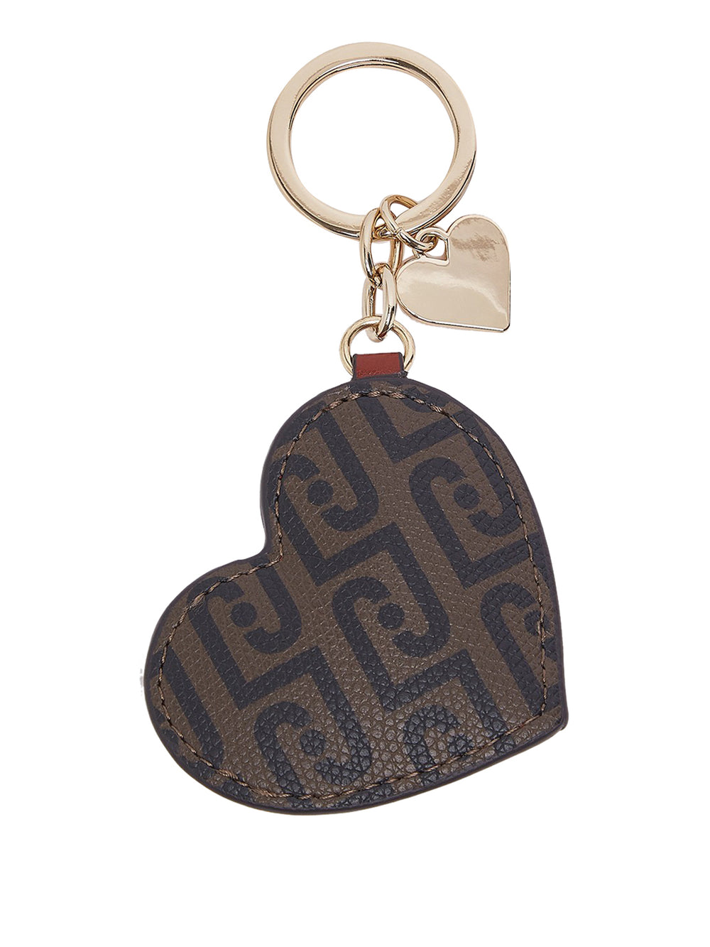 Liu Jo Portachiavi A Cuore Con Stampa Monogram Liu Jo - Barn Red