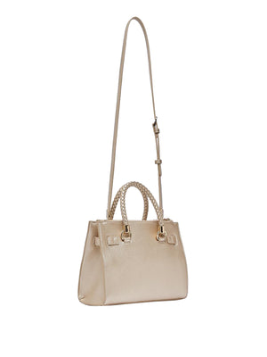 LIUJO ACCESSORI1 Borsa A Tracolla Liu Jo Logo Frontale Gold