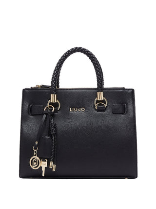 LIUJO ACCESSORI1 Borsa A Tracolla Liu Jo Logo Frontale Nero