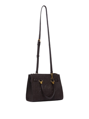 LIUJO ACCESSORI1 Borsa A Tracolla Liu Jo Logo Frontale Marrone