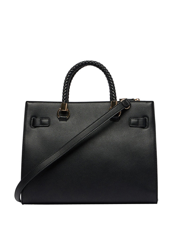 LIUJO ACCESSORI1 Borsa A Mano Liu Jo Charm Logato Nero