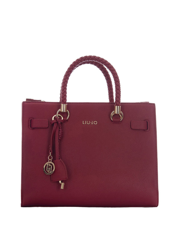 LIUJO ACCESSORI1 Borsa A Mano Liu Jo Charm Logato Rosso