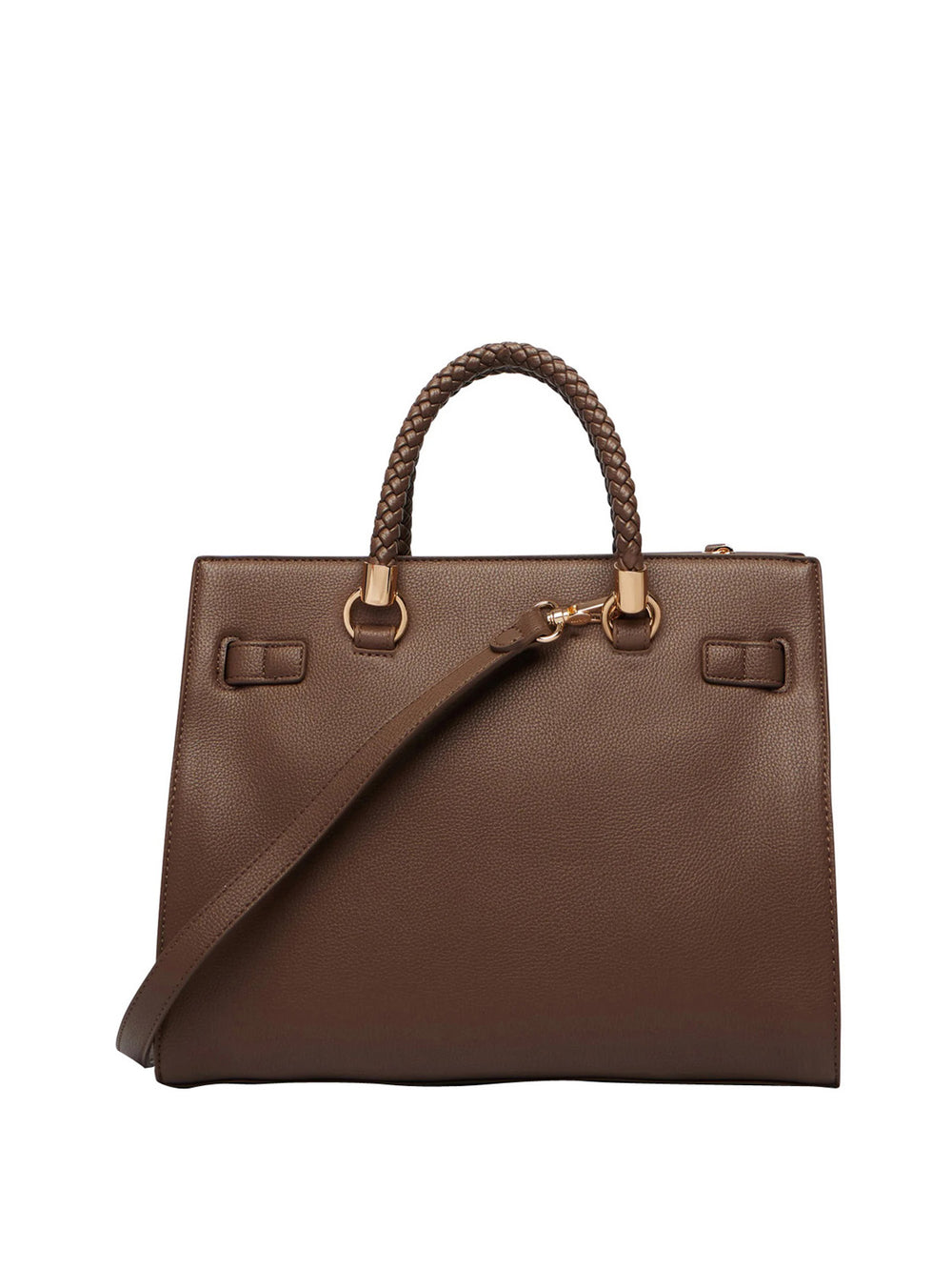 LIUJO ACCESSORI1 Borsa A Mano Liu Jo Charm Logato Marrone