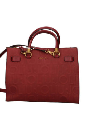 LIUJO ACCESSORI1 Borsa A Mano Liu Jo Logo Frontale Bordeaux