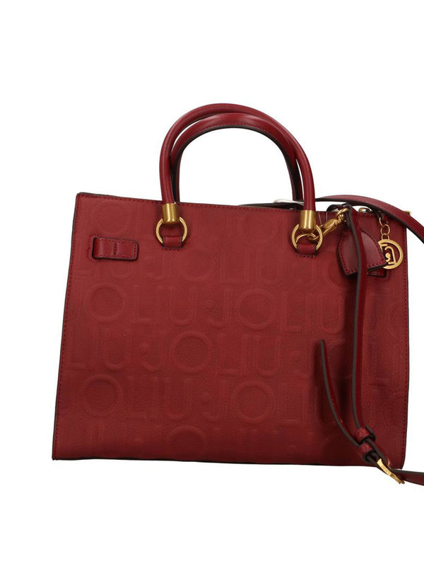 LIUJO ACCESSORI1 Borsa A Mano Liu Jo Logo Frontale Bordeaux
