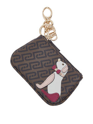 Liu Jo Portachiavi Monogram Portamonete Con Cane Liu Jo - Marrone