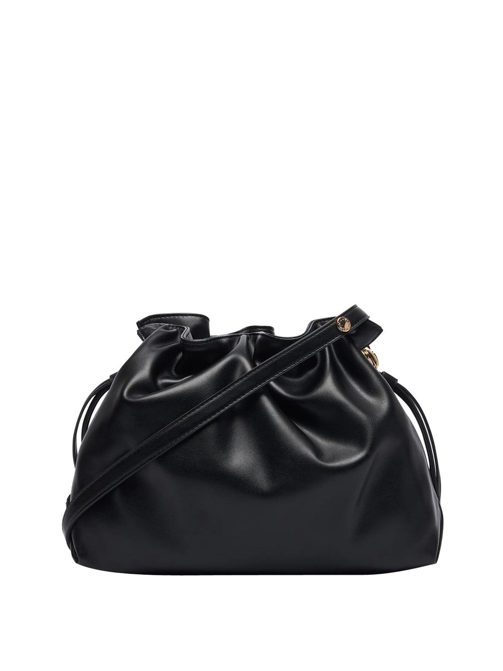 LIUJO ACCESSORI1 Borsa A Mano Liu Jo Logo Frontale Nero