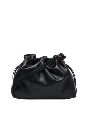 LIUJO ACCESSORI1 Borsa A Mano Liu Jo Logo Frontale Nero
