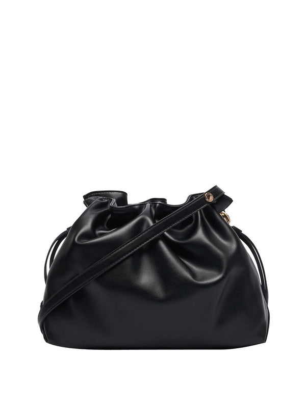 LIUJO ACCESSORI1 Borsa A Mano Liu Jo Logo Frontale Nero