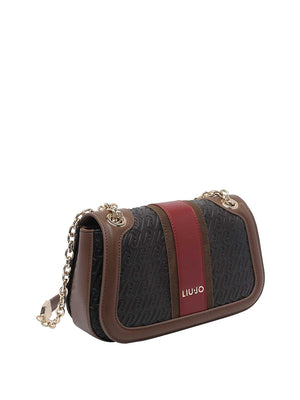 LIUJO ACCESSORI1 Borsa A Tracolla Media Liu Jo - Marrone Scuro